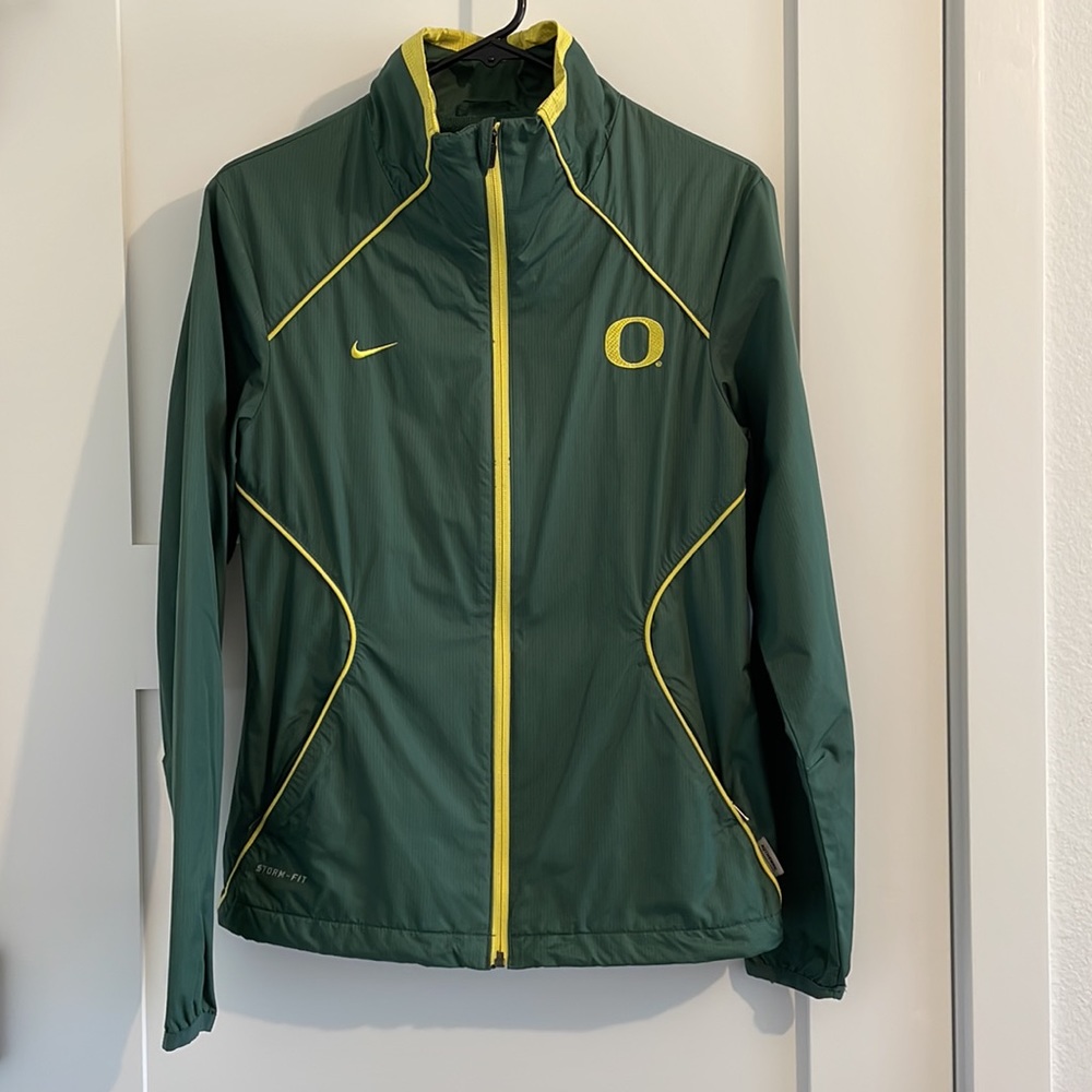 Nike women’s University of Oregon Storm-fit lightweight athletic jacket